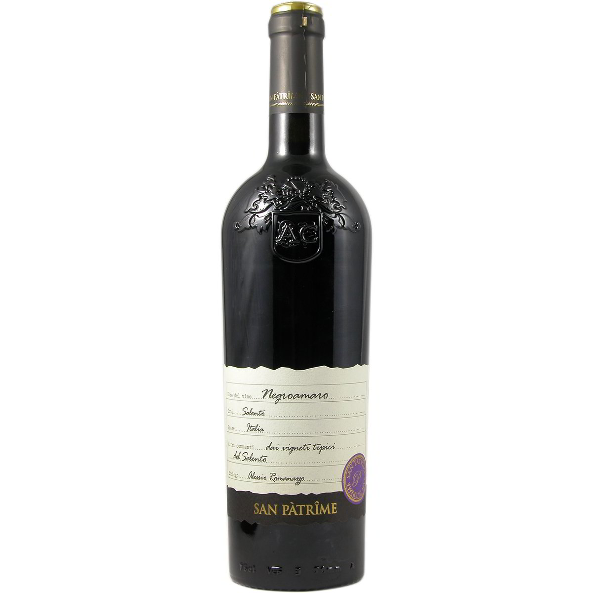Vino rosso negroamaro rosso igp salento SAN PATRIMO 750 ML - Coop Shop